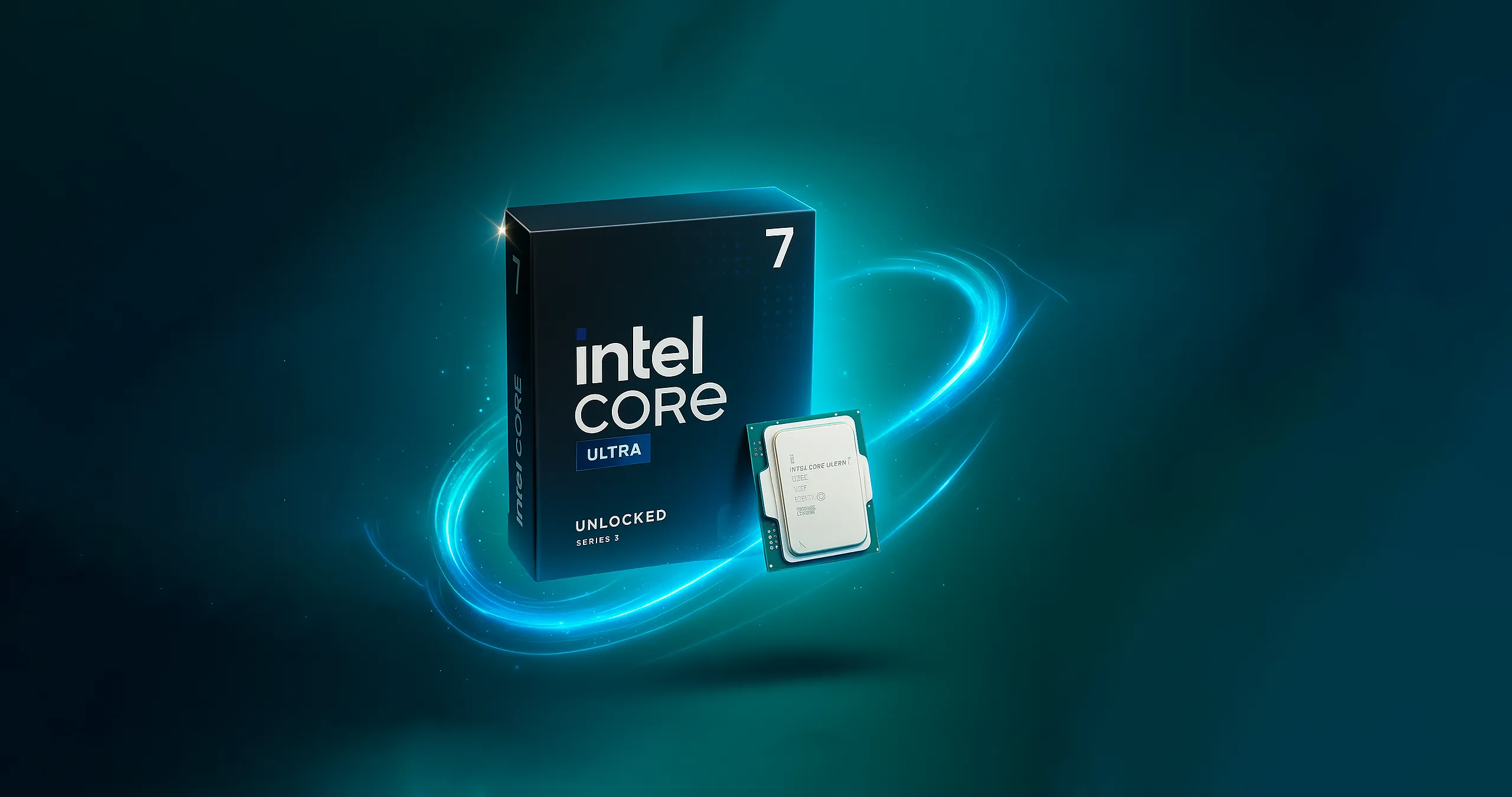 بهترین پردازنده گیمینگ اینتل مدل Ultra 7-265K عکس بستهبندی پردازنده Intel Core Ultra 7-265K